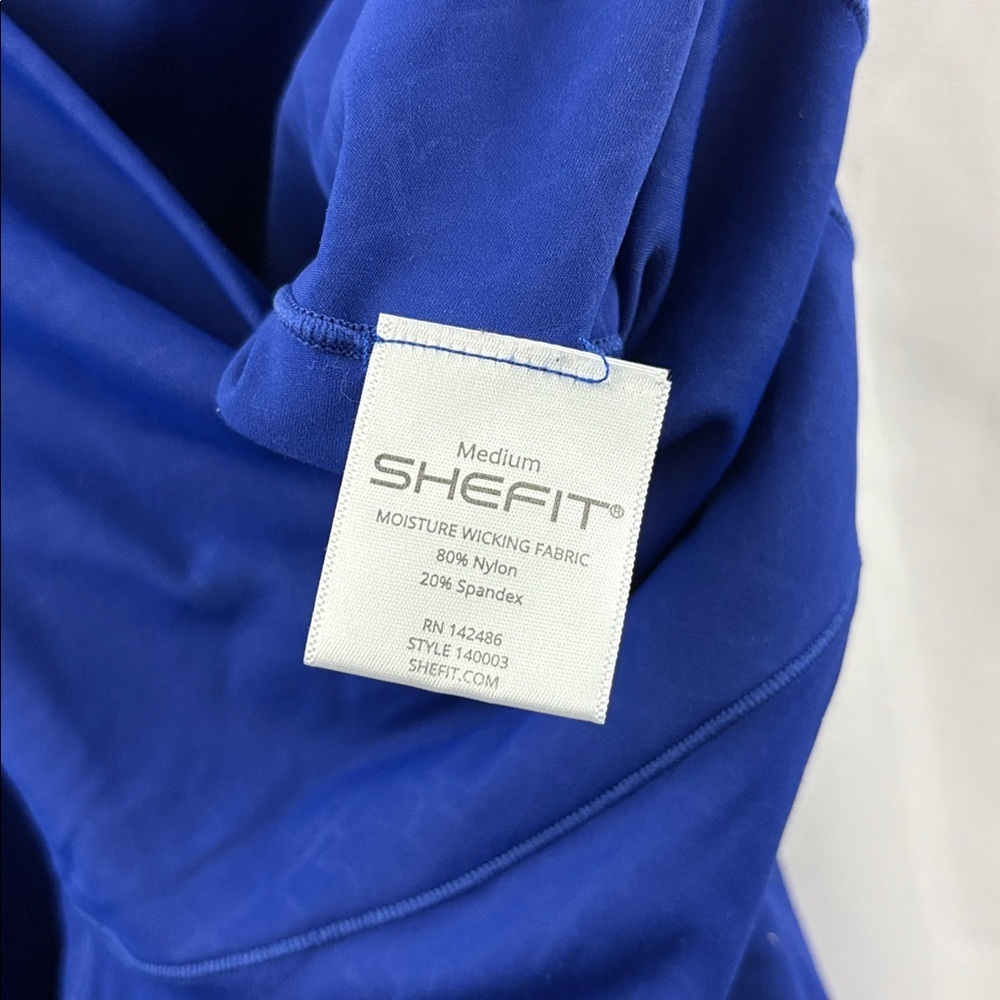 Shefit Boss Blue Athletic Leggings Size Medium - Picture 10 of 10